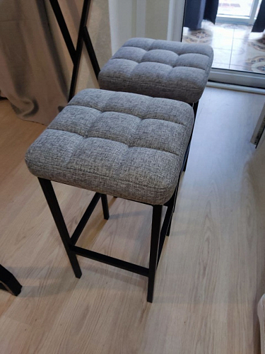 Барный стул Лофт катания минт / белый матовый фото покупателя 187