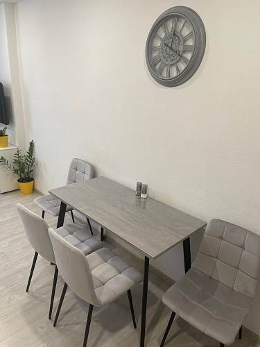 Стол Тринити Лофт 120 32 мм дуб галифакс табако / черный матовый фото покупателя 676