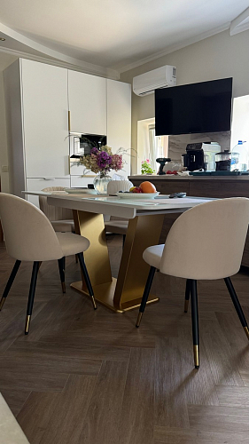 Стул на металлокаркасе Gabi gray / black фото покупателя 412