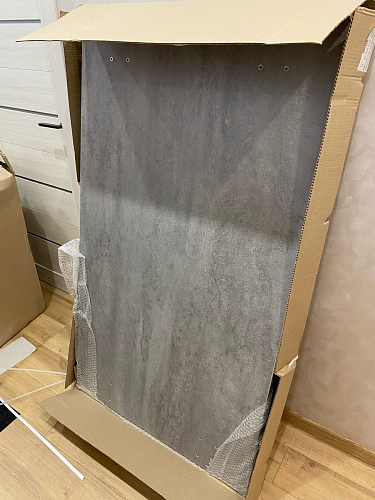 Деревянный стол Лота Лофт 140х80 черный матовый / бетон светлый фото покупателя 220