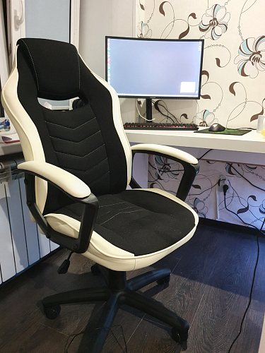 Компьютерное кресло Gamer черное / серое фото покупателя 82