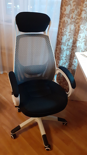 Компьютерное кресло Burgos белое фото покупателя 45