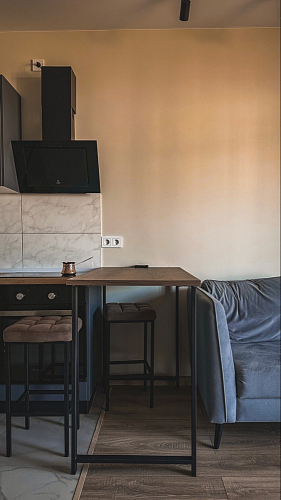 Барная стойка Дилан Лофт 120х50х90 бетон фото покупателя 192