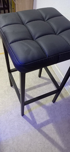 Барный стул Лофт катания лаванда / белый матовый фото покупателя 82