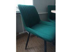 Стул на металлокаркасе Вейв темно-серый / черный фото покупателя 140