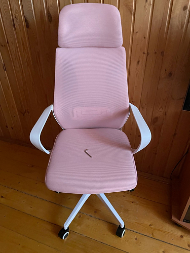 Компьютерное кресло Golem dark gray / white фото покупателя 64