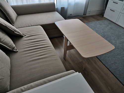 Стол-книжка СтК6 венге / дуб молочный высота 54 см фото покупателя 12