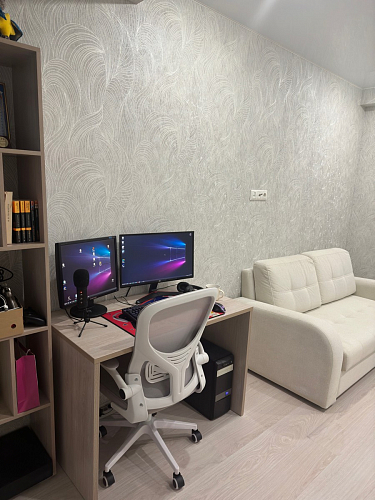 Компьютерное кресло Konfi gray / blue / white фото покупателя 176