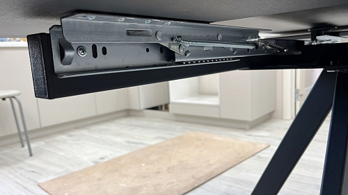 Керамический стол Вилли 140(200)х80 белый мрамор snow white / черный фото покупателя 63