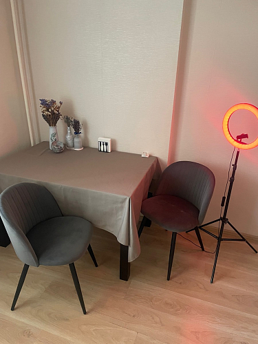 Стул на металлокаркасе Gabi latte / gold / black фото покупателя 359