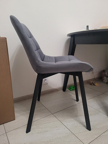 Стул на металлокаркасе Челси К крутящийся бирюзовый / черный фото покупателя 160