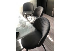 Стул на металлокаркасе Gabi gray / black фото покупателя 619