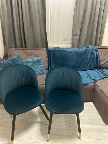 Стул на металлокаркасе Gabi-1 wine red / black фото покупателя 187