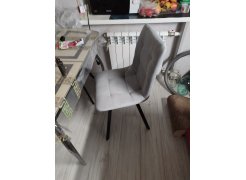 Стул на металлокаркасе Чилли горчичный / белый фото покупателя 436