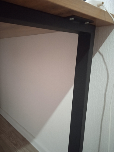 Стол раскладной Лота Лофт 120 25 мм юта / черный матовый фото покупателя 675