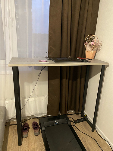 Барная стойка Дилан Лофт 120х50х90 бетон фото покупателя 30