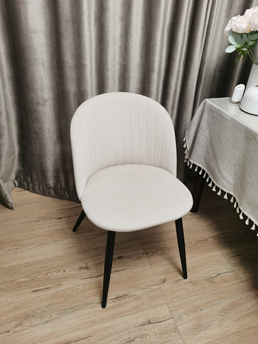 Стул на металлокаркасе Gabi 1 light purple / black фото покупателя 544