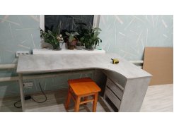 Письменный стол СПм-25 левый бетон фото покупателя 48