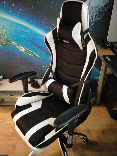 Компьютерное кресло Kano 1 light blue / black фото покупателя 169