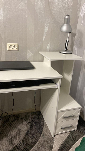 Компьютерный стол Джаз-24 левый дуб сонома фото покупателя 14