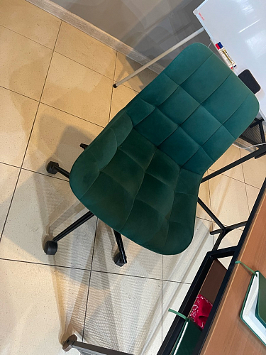 Компьютерное кресло Честер экокожа бежевая / белый фото покупателя 14