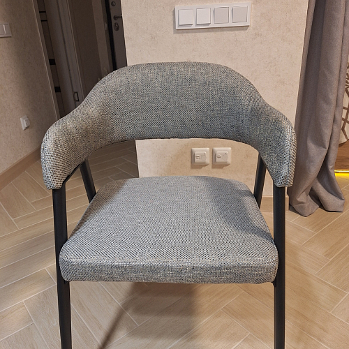Стул на металлокаркасе Twin gray / black фото покупателя 27