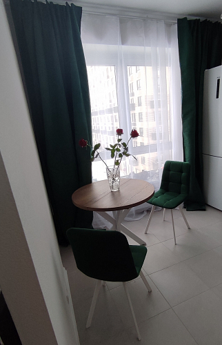 Стул на металлокаркасе Чилли зеленый / черный фото покупателя 1225