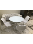 Стеклянный стол Tulip 90 white: отзыв о товаре