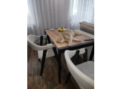 Стол Центавр дуб галифакс / черный матовый фото покупателя 43