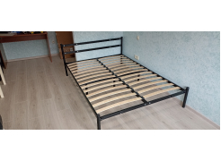 Односпальная кровать Фади 80х200 черная фото покупателя 497