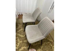 Стул на металлокаркасе Вейв светло-серый (hl 63) / 10К черный каркас фото покупателя 353