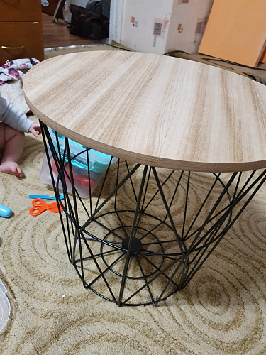 Журнальный столик Mariffa белый / черный фото покупателя 9