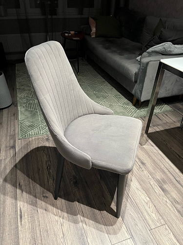 Стул на металлокаркасе Kora green / black фото покупателя 131