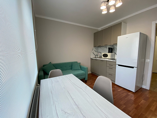 Стол Тринити Лофт 120 25 мм черный матовый / дуб делано темный фото покупателя 151