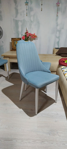 Стул на металлокаркасе Kora black / gray фото покупателя 93