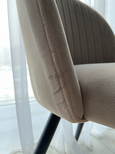 Стул на металлокаркасе Gabi wine red / black фото покупателя 661