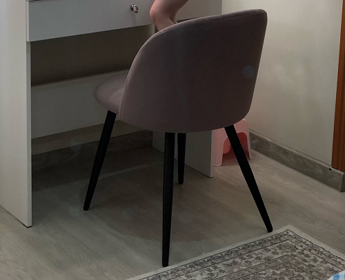 Стул на металлокаркасе Gabi green / black / silver фото покупателя 210