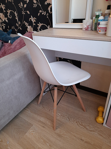 Стул Cindy Eames mod. 001 khaki / natural фото покупателя 222