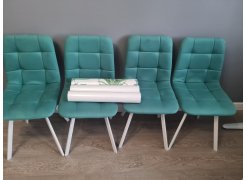 Стул на металлокаркасе Чилли светло-серый / черный фото покупателя 568