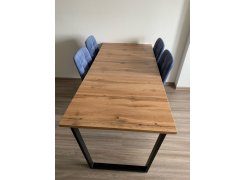 Стол Лота Лофт 120 25 мм дуб делано темный / черный матовый фото покупателя 566