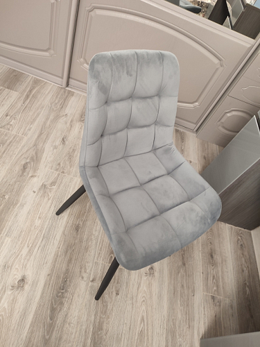 Стул на металлокаркасе Челси бежевый / черный фото покупателя 39