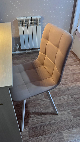 Стул на металлокаркасе Чилли К черный / зеленый фото покупателя 649