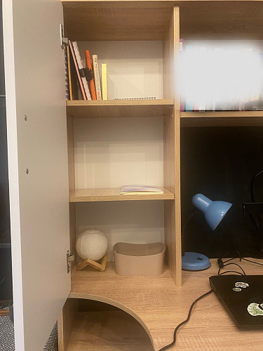 Письменный стол КСТ-16 левый венге / беленый дуб фото покупателя 39