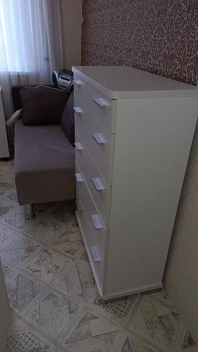 Комод Иланта-1 нельсон / белый жемчуг фото покупателя 1