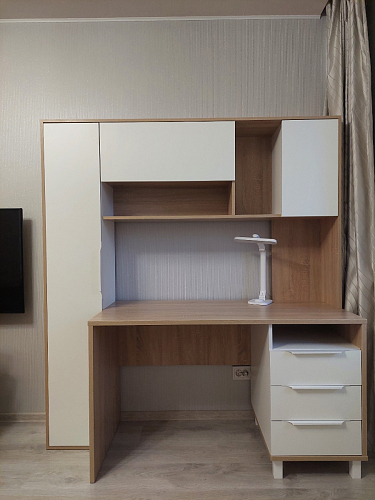 Компьютерный стол Комфорт 12.95 N дуб сонома / темно-серый фото покупателя 53