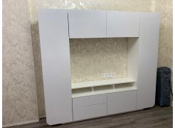 Готовая гостиная Румба белый / белый глянец  - Уцененный экземпляр фото покупателя 38