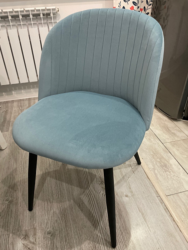 Стул на металлокаркасе Gabi-1 wine red / black фото покупателя 520