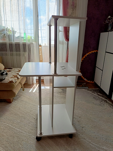 Компьютерный стол КСТ-12 белый фото покупателя 6