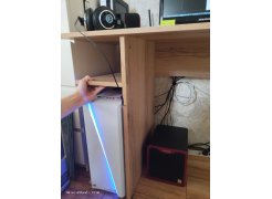 Письменный стол Челси Лофт дуб делано светлый / белый матовый фото покупателя 4