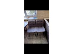 Стул на металлокаркасе Чилли светло-серый / черный фото покупателя 505